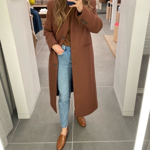 Italian Wool Long Coat - Picture 4 of 4